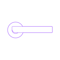 Buildings Door Handles Okay Door Handle Sticker Outline Svg File, Free Vectors File